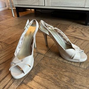 Christian Soriano heels; 4 inches; size 10